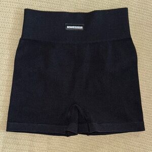 Nova Sport Black Bike Shorts High-Waisted Stretchy Sz small